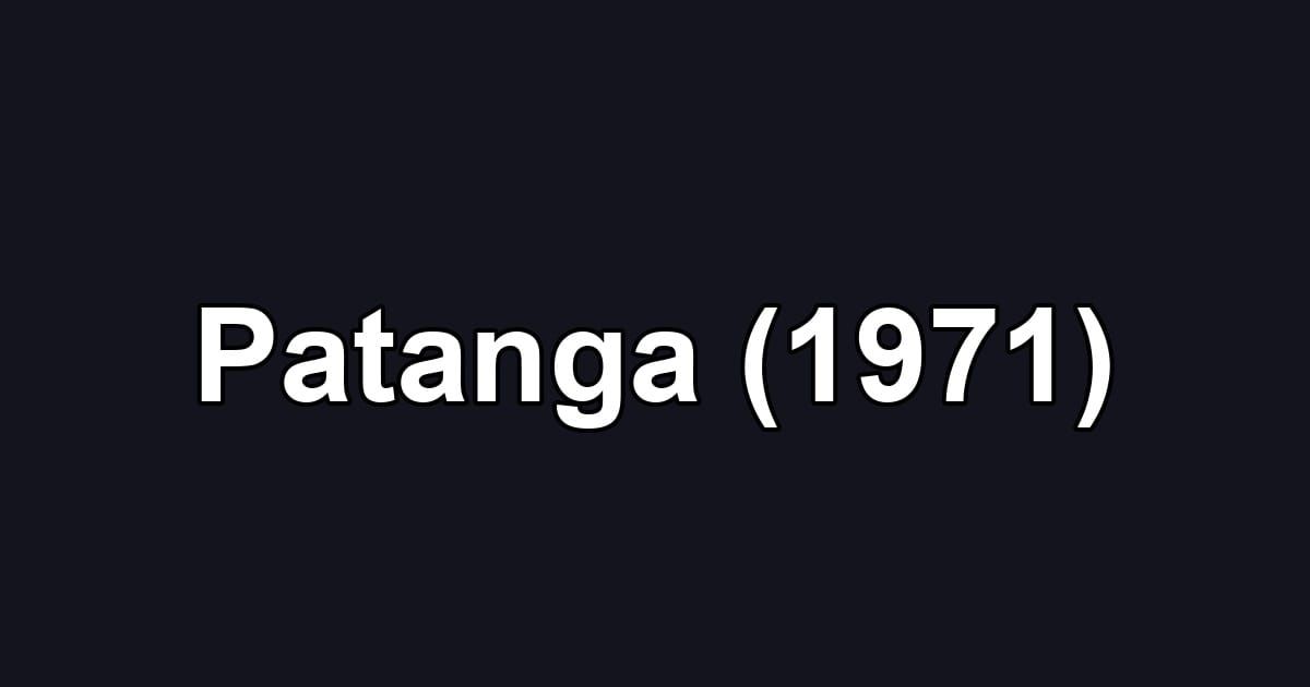 Patanga (1971)