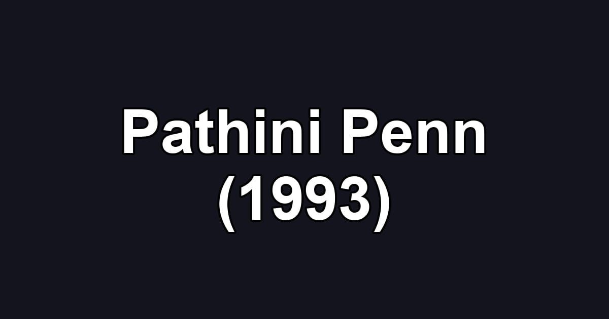Pathini Penn (1993)