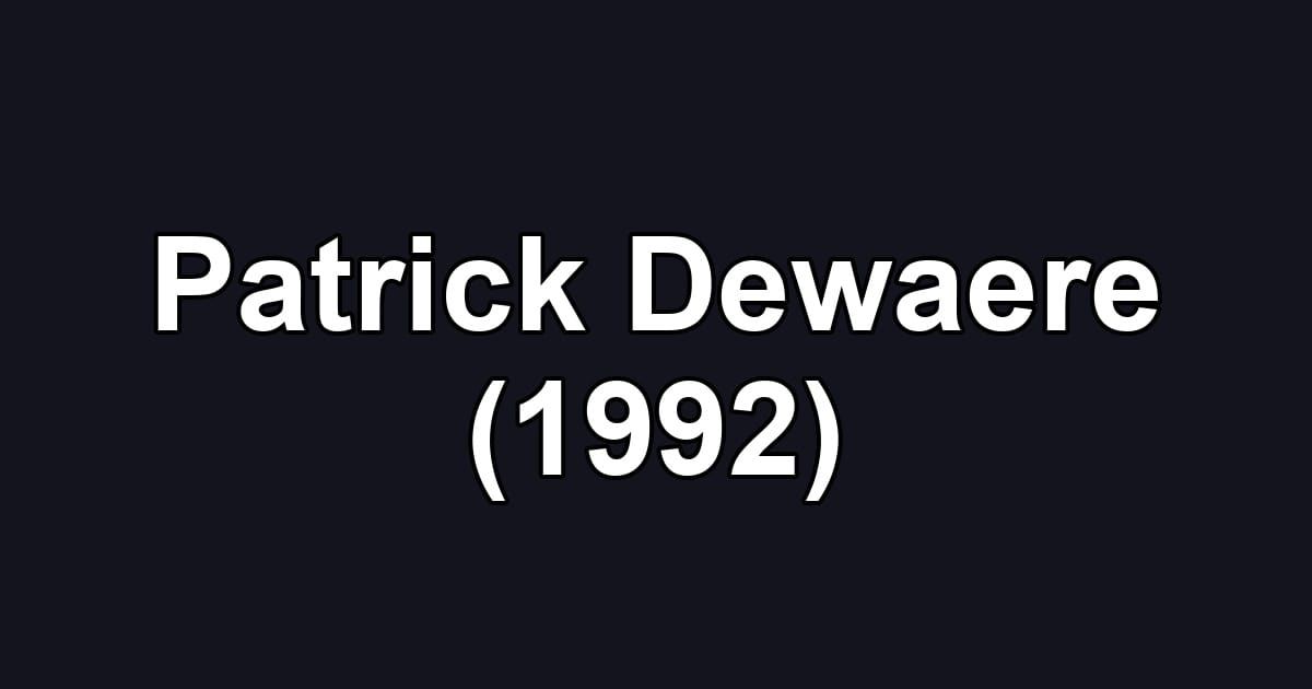 Patrick Dewaere (1992)