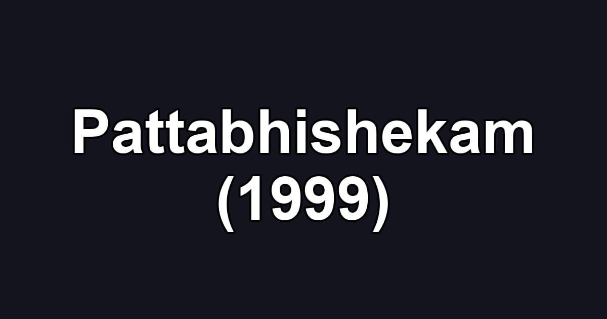 Pattabhishekam (1999)