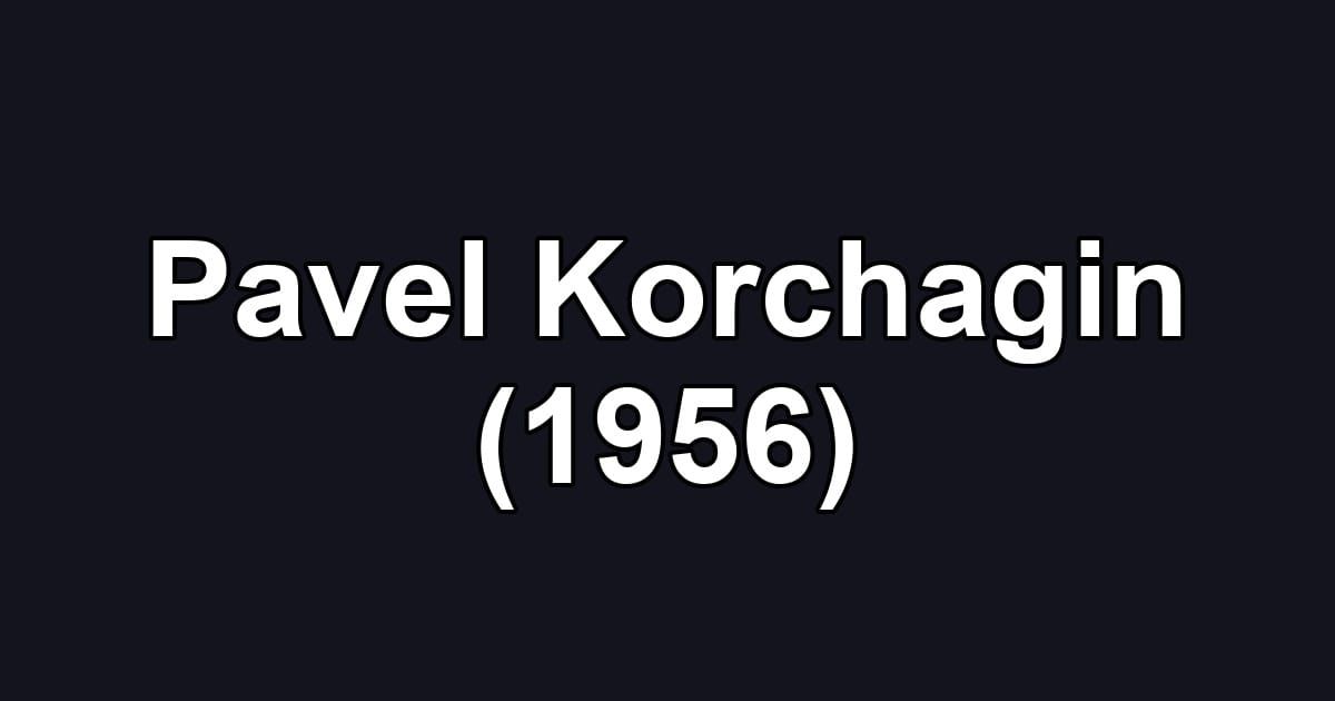 Pavel Korchagin (1956)
