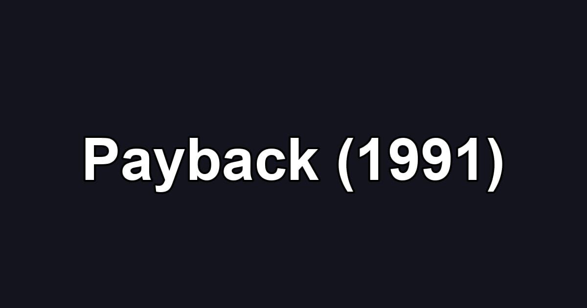 Payback (1991)