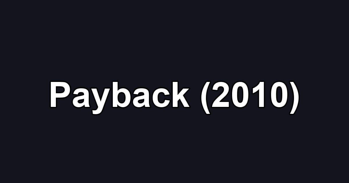 Payback (2010)