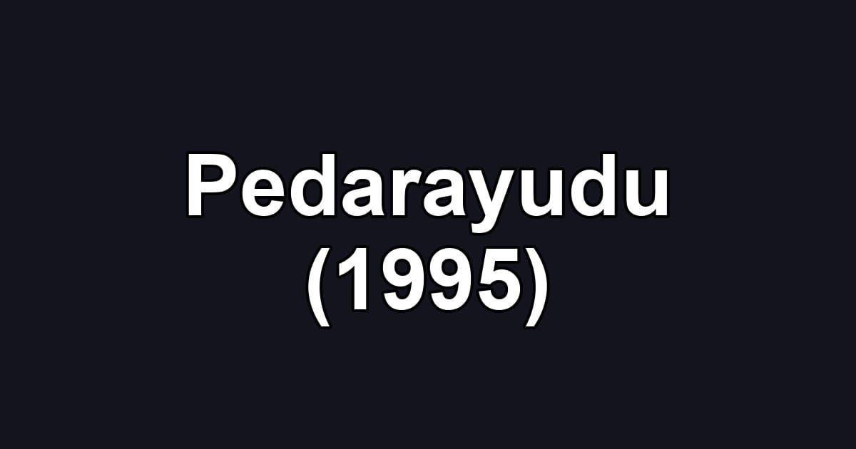 Pedarayudu (1995)