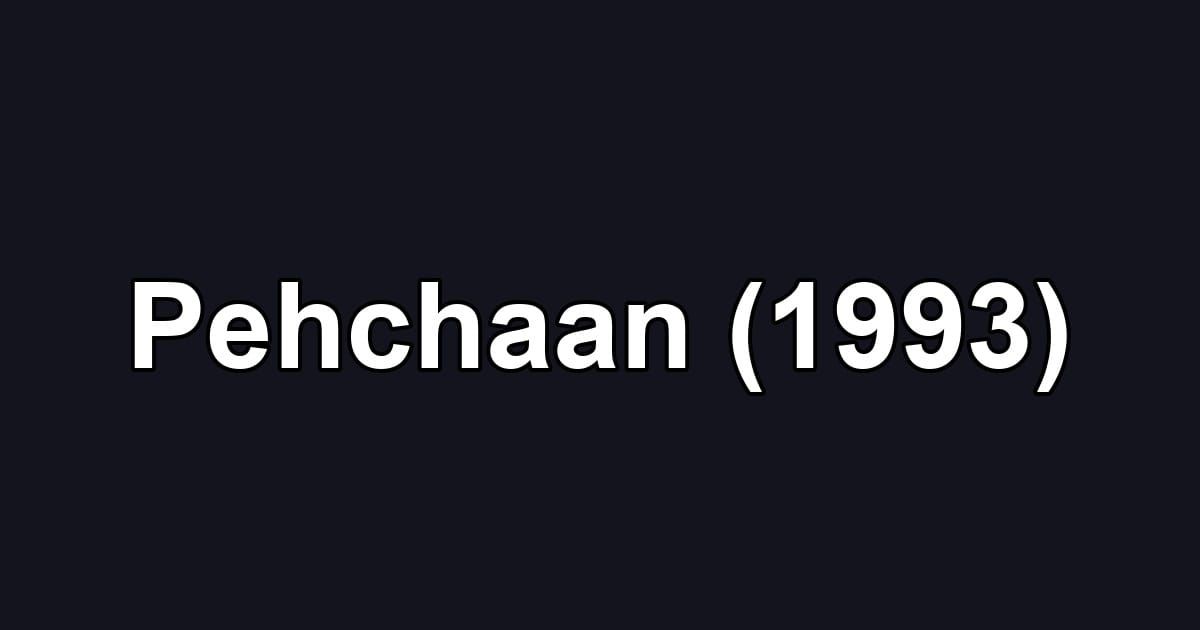 Pehchaan (1993)