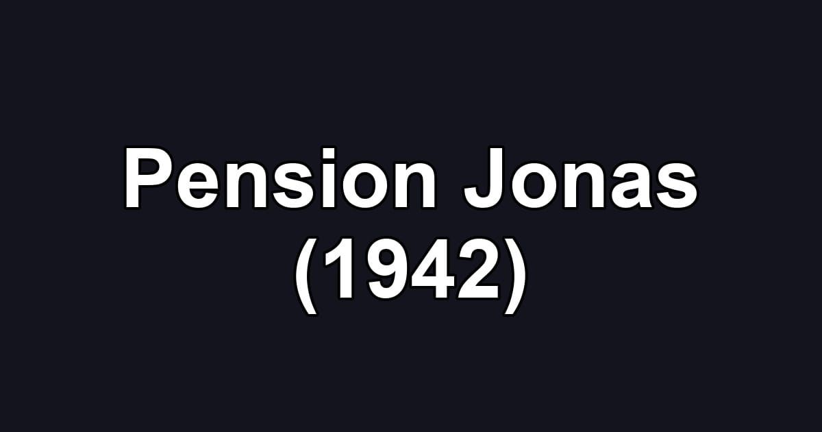 Pension Jonas (1942)