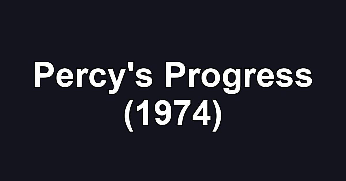 Percy's Progress (1974)