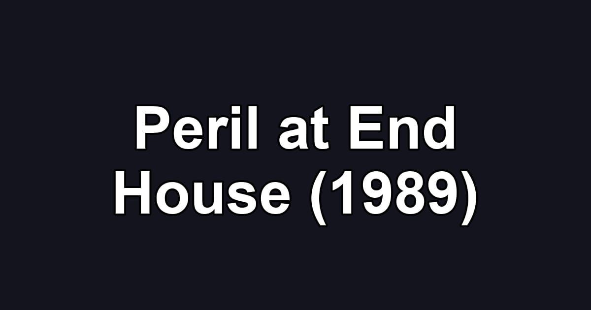 Peril at End House (1989)