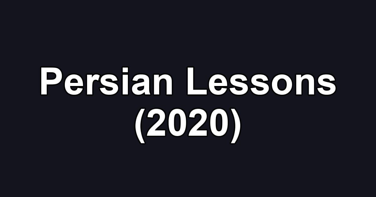 Persian Lessons (2020)