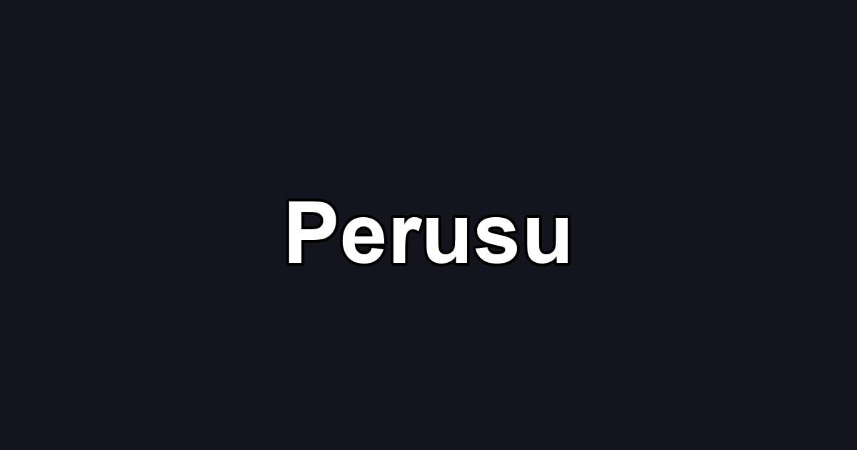 Perusu