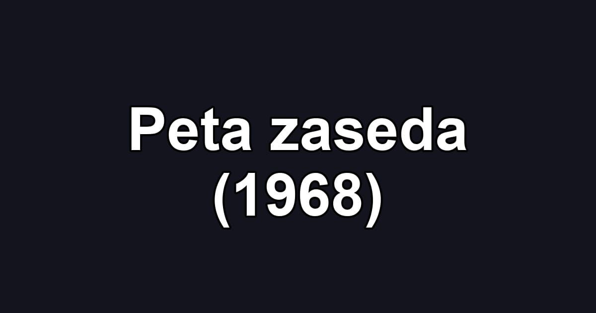 Peta zaseda (1968)
