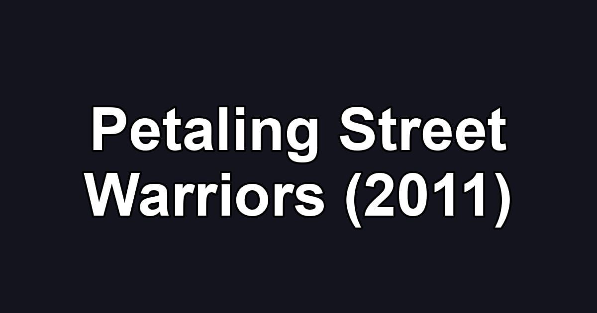 Petaling Street Warriors (2011)