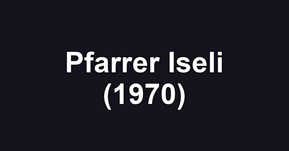 Pfarrer Iseli (1970)