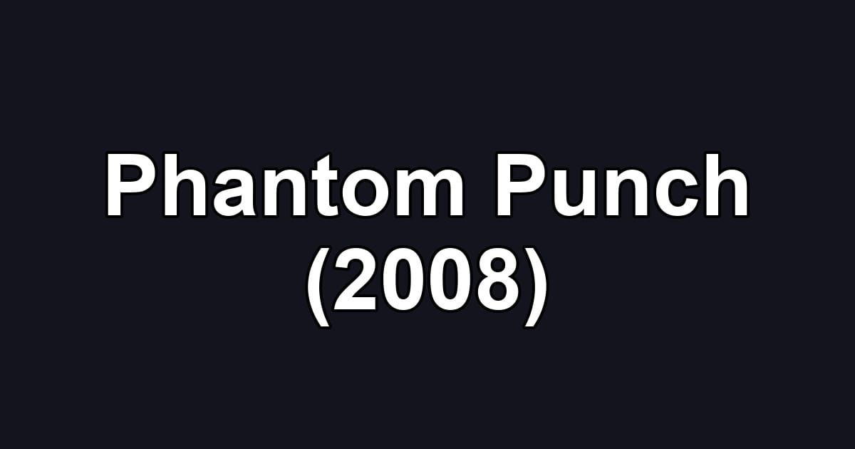 Phantom Punch (2008)