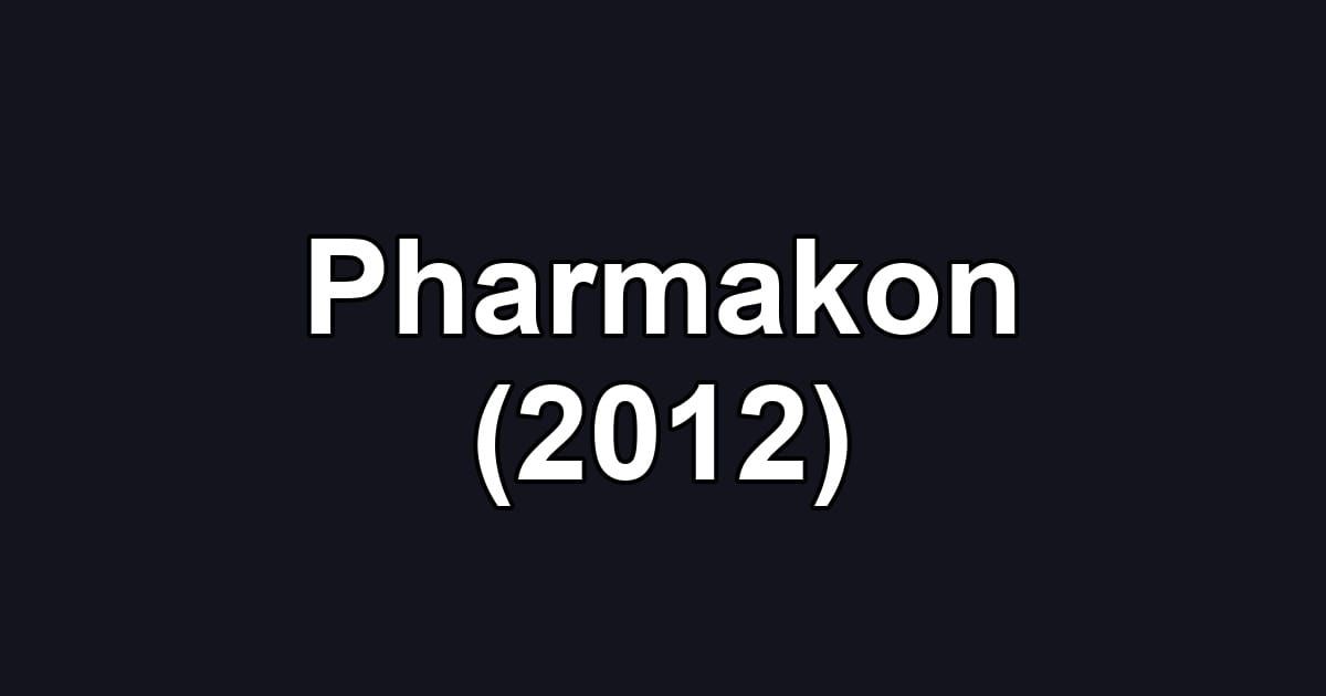 Pharmakon (2012)