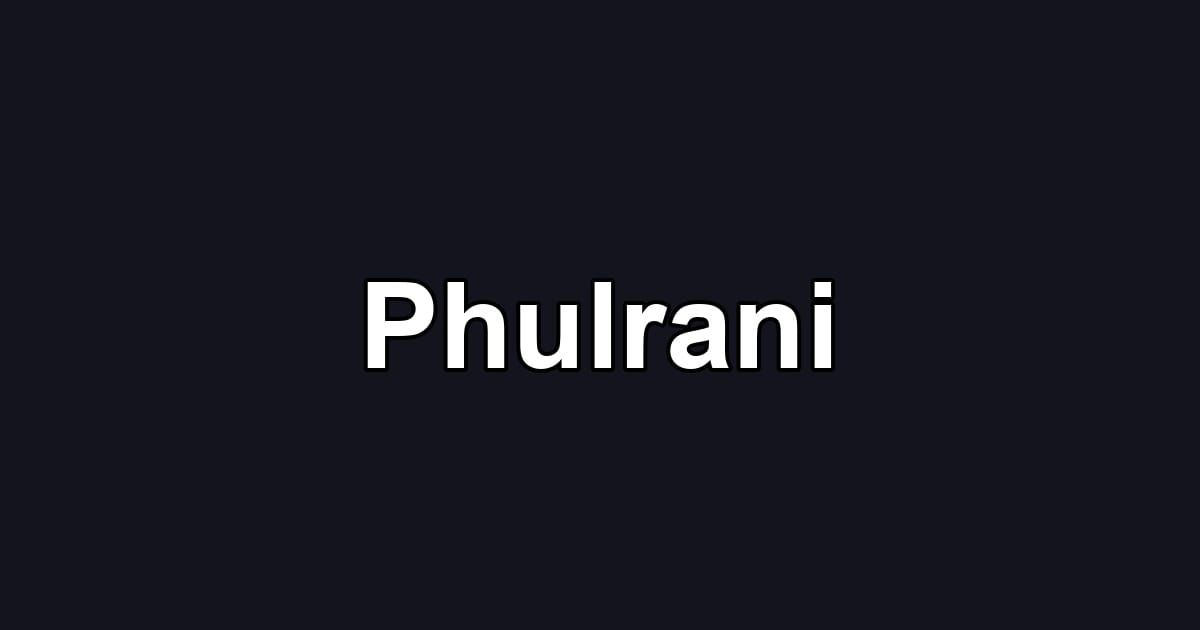 Phulrani