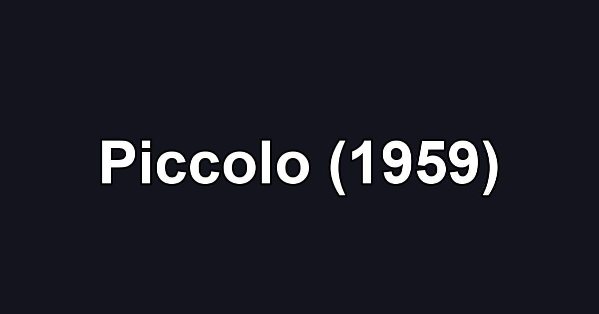 Piccolo (1959)