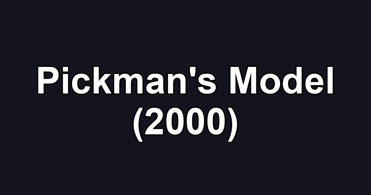 Pickman's Model (2000)