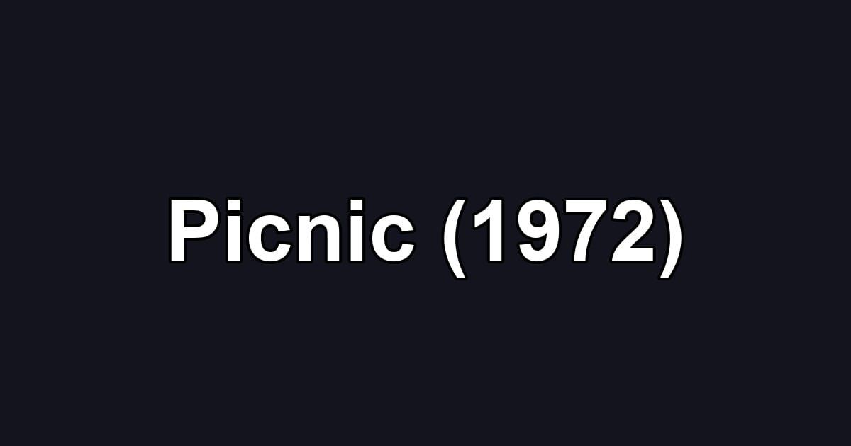 Picnic (1972)