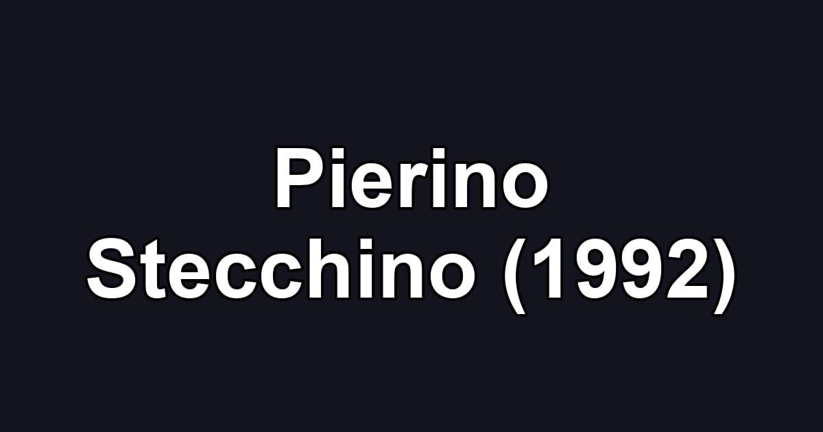 Pierino Stecchino (1992)