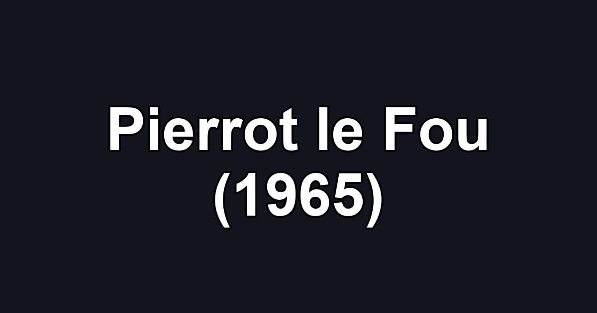 Pierrot le Fou (1965)