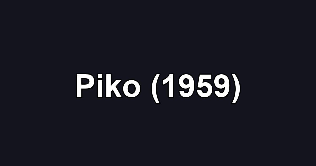 Piko (1959)