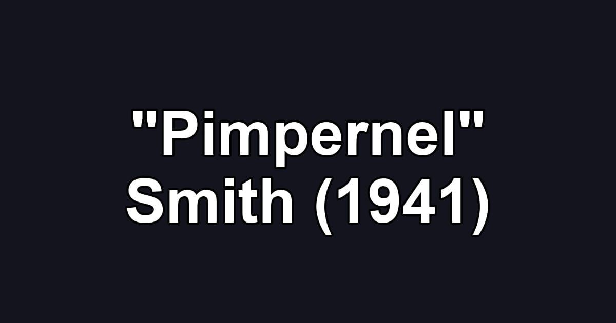 "Pimpernel" Smith (1941)