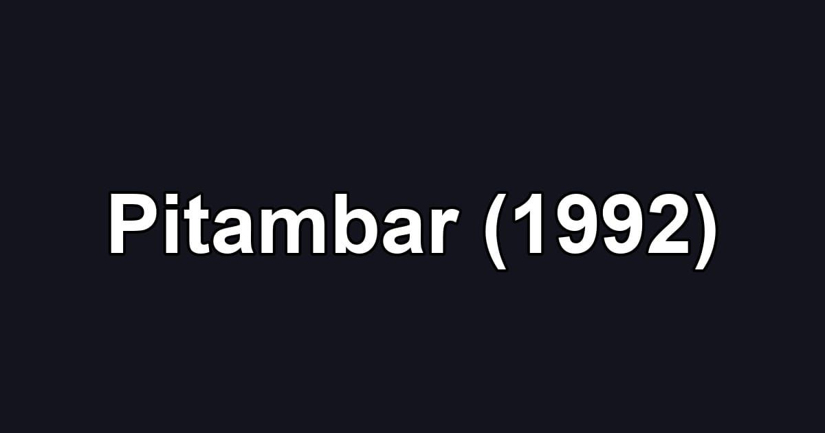 Pitambar (1992)
