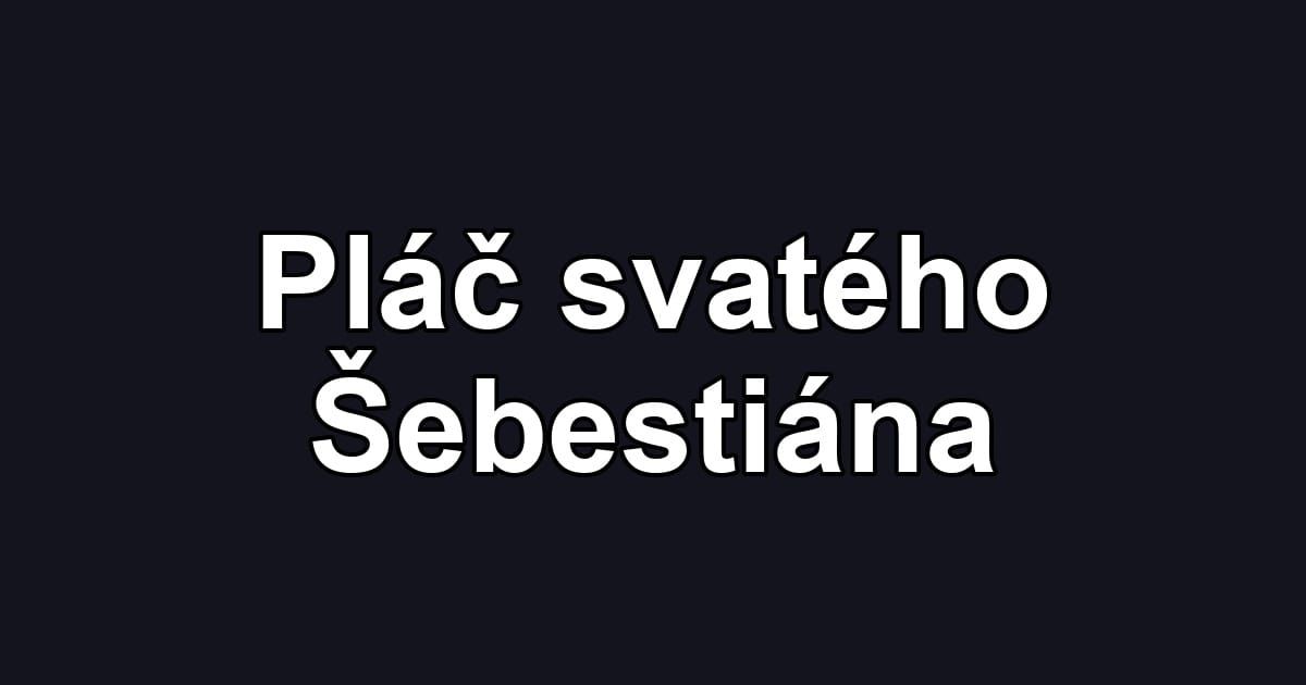 Pláč svatého Šebestiána