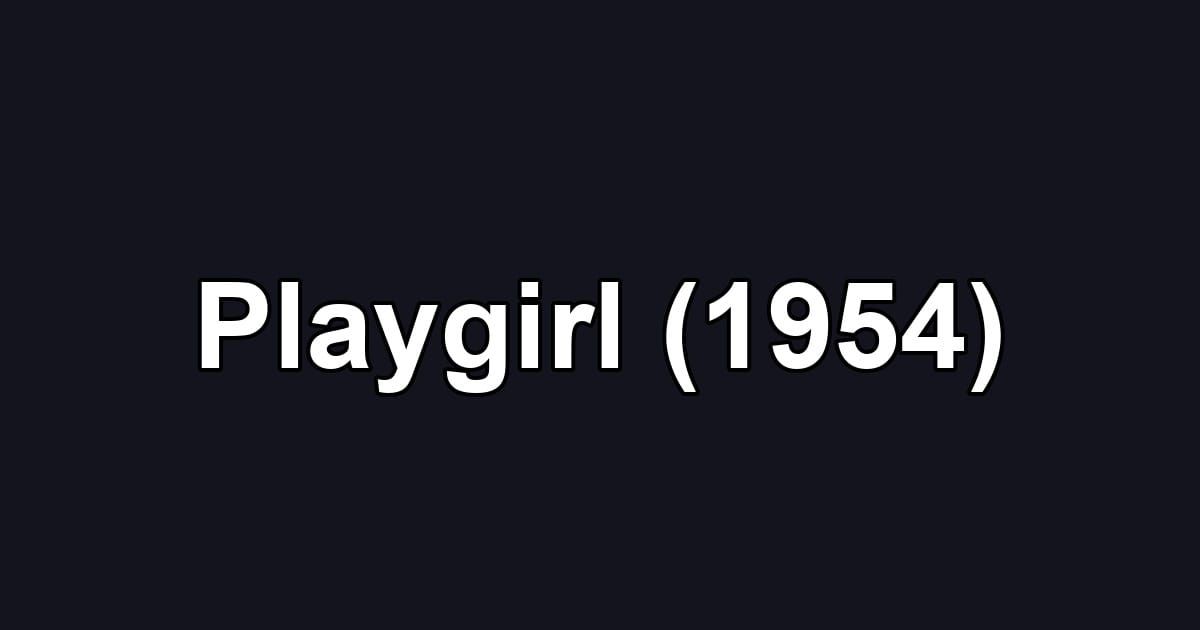 Playgirl (1954)