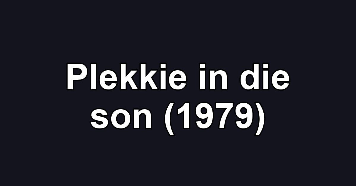 Plekkie in die son (1979)