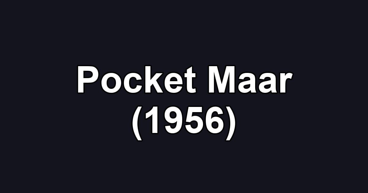 Pocket Maar (1956)