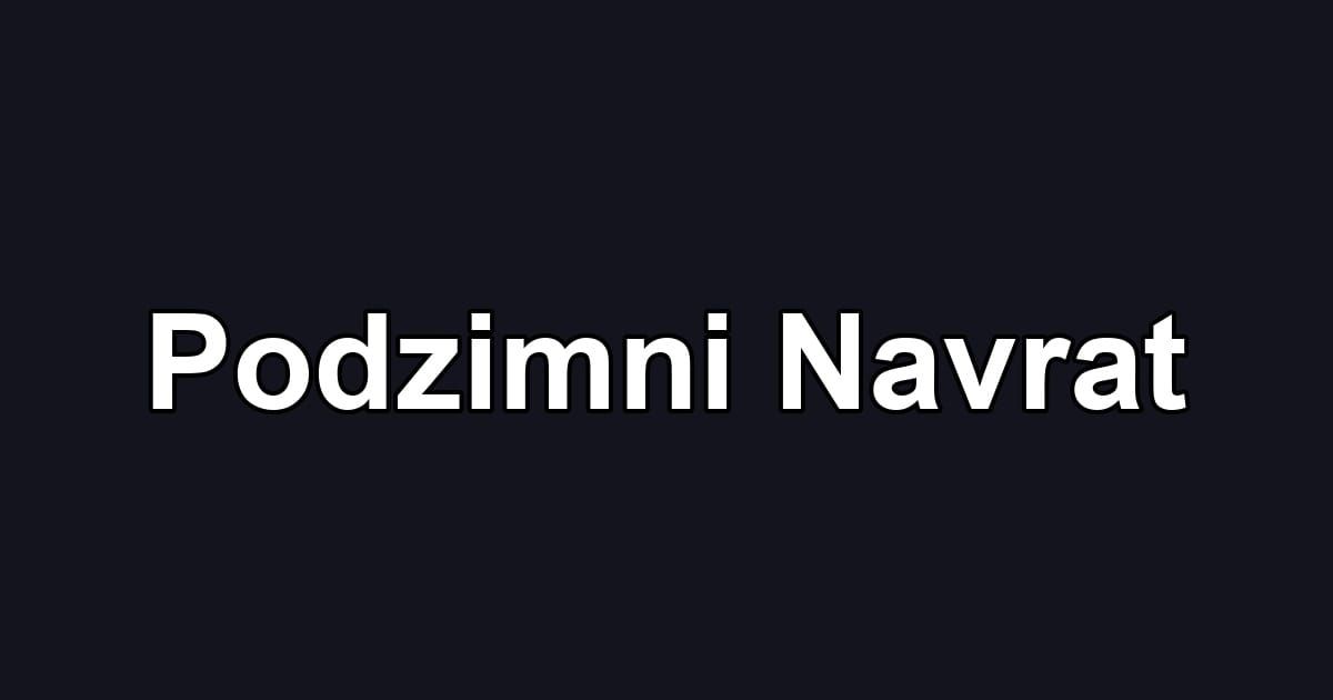 Podzimni Navrat