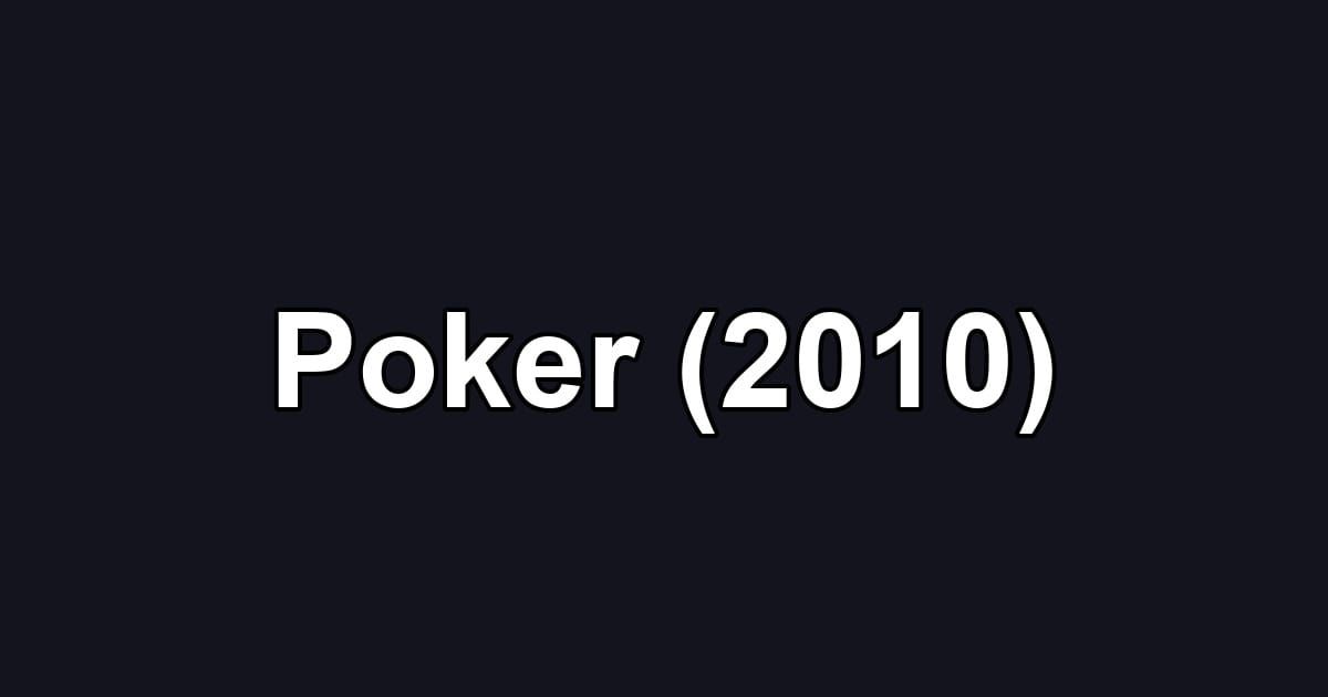 Poker (2010)