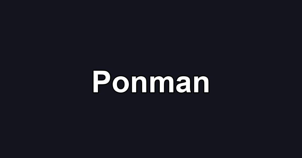 Ponman