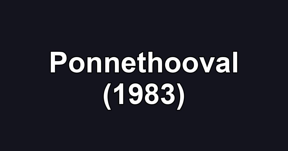 Ponnethooval (1983)