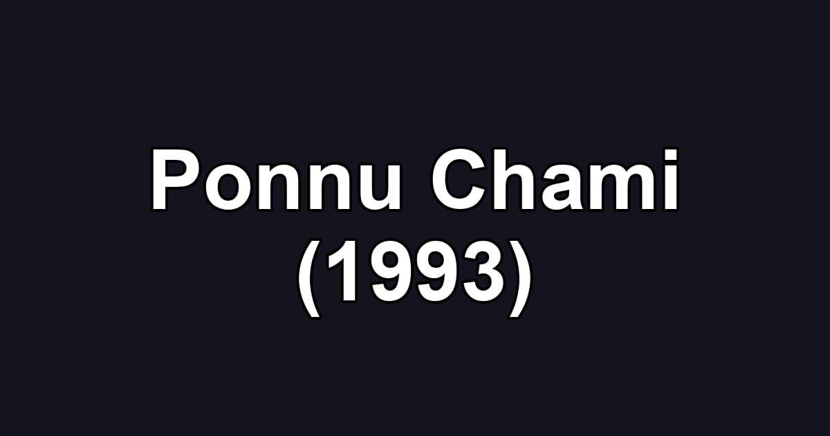 Ponnu Chami (1993)
