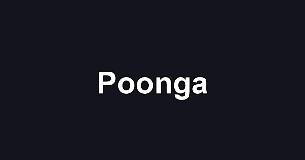 Poonga