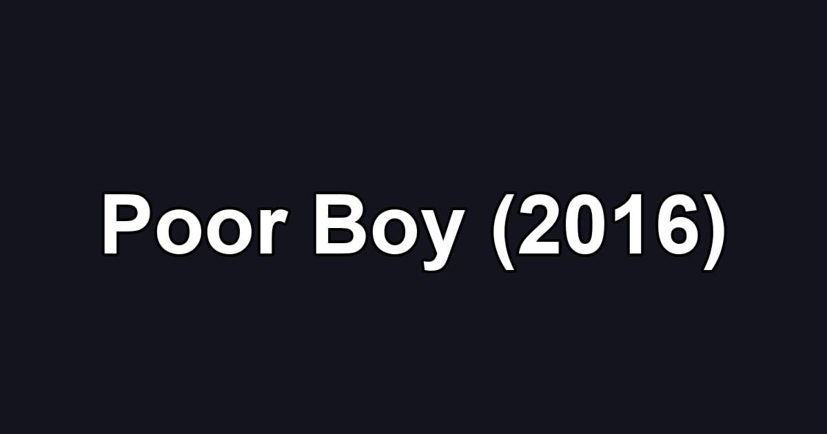 Poor Boy (2016)
