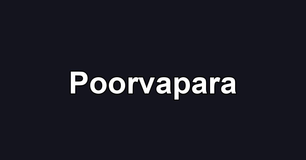 Poorvapara