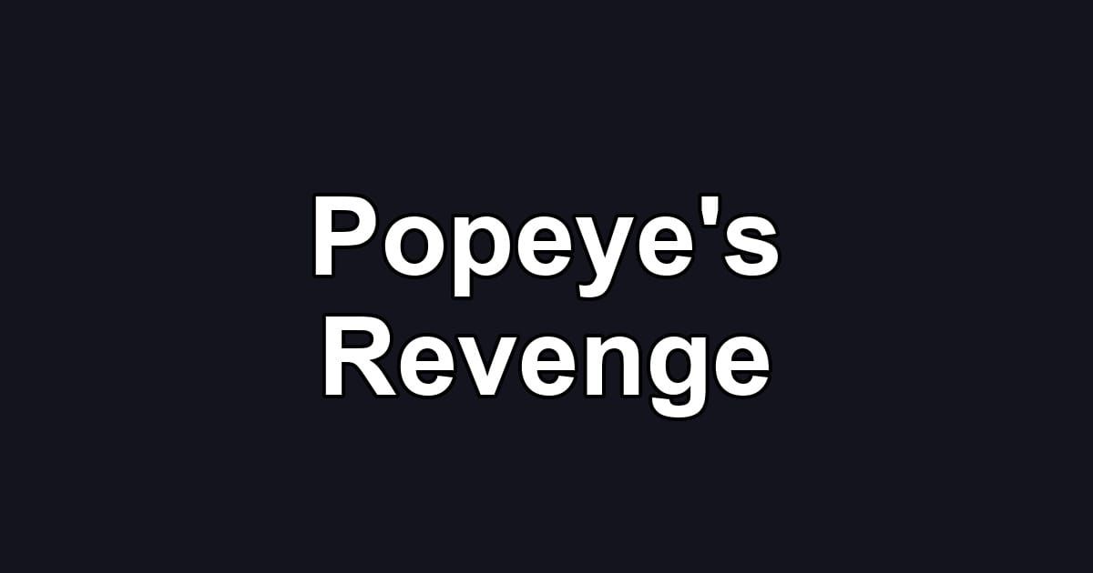 Popeye's Revenge