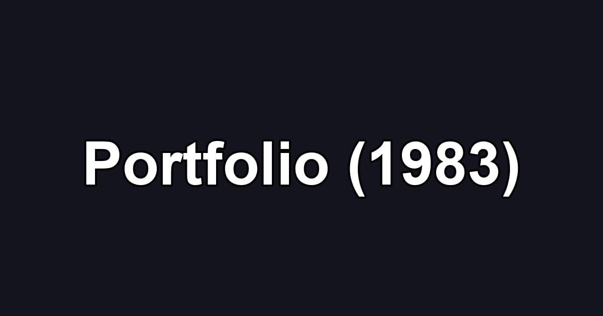 Portfolio (1983)