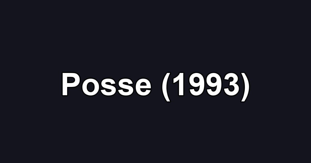Posse (1993)