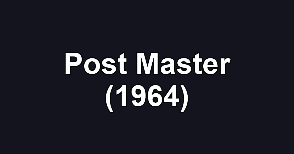Post Master (1964)