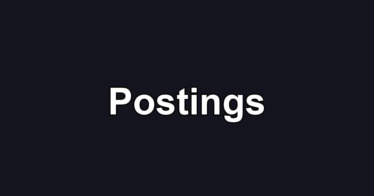 Postings