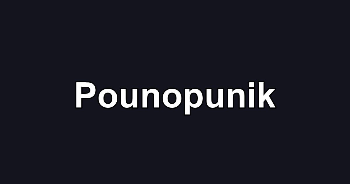 Pounopunik