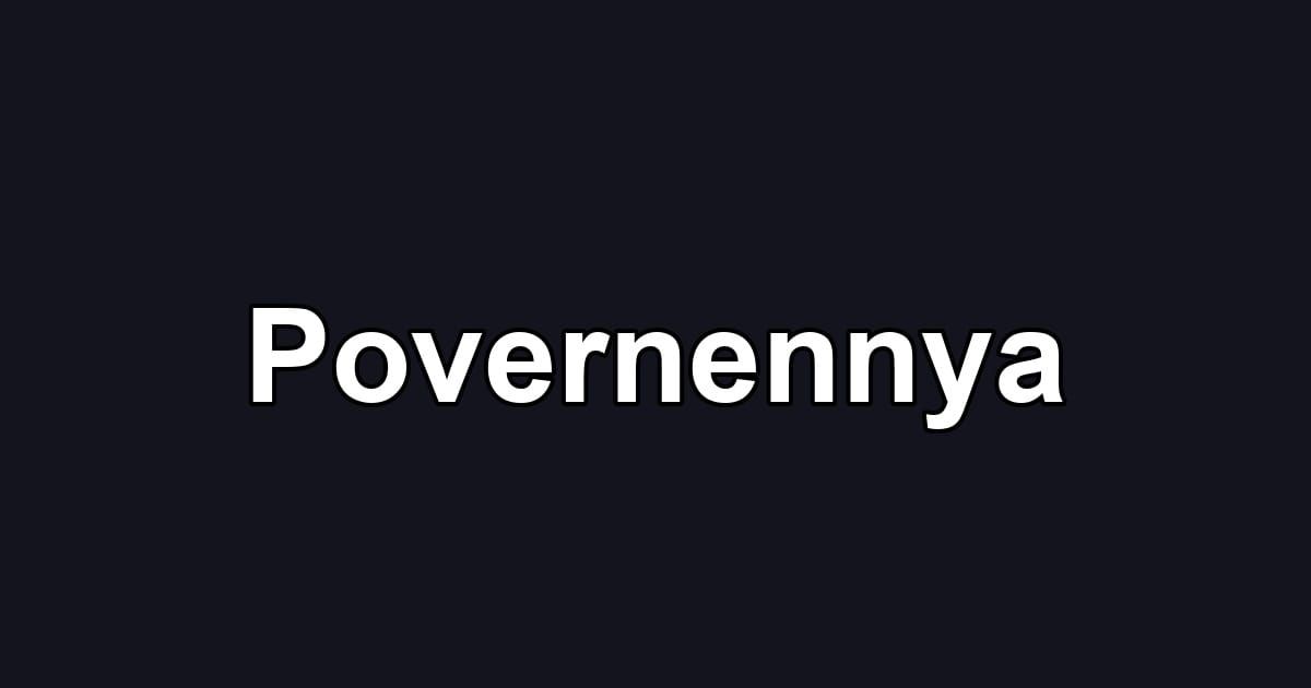 Povernennya