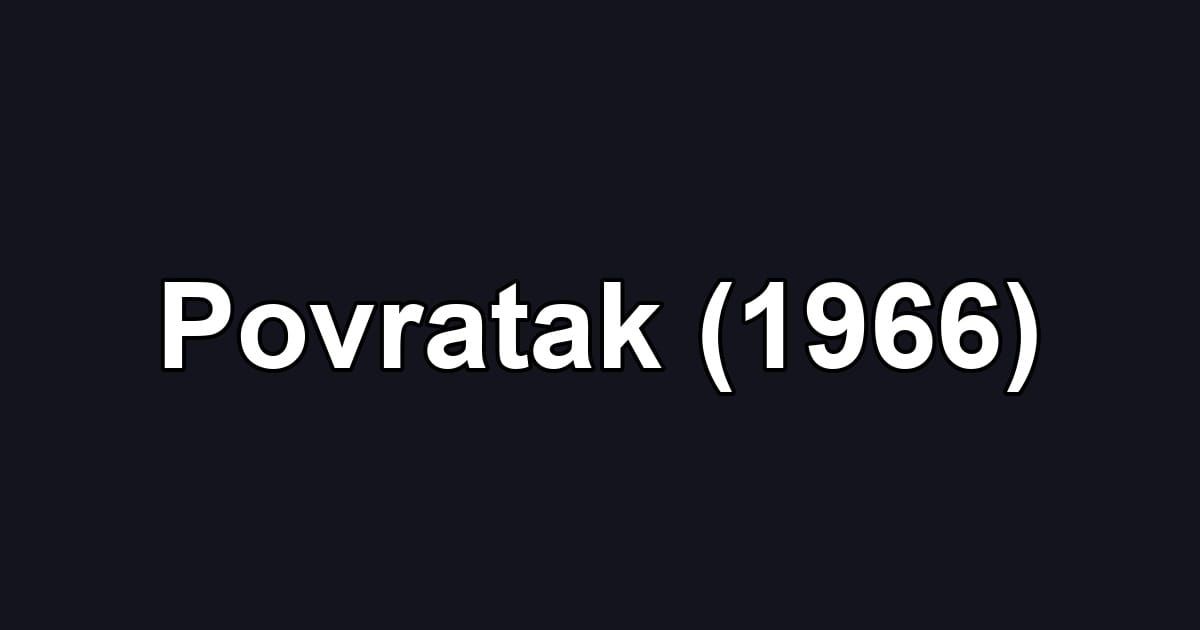 Povratak (1966)