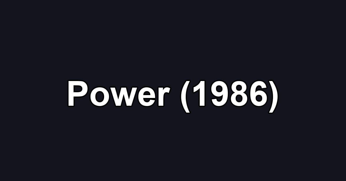 Power (1986)