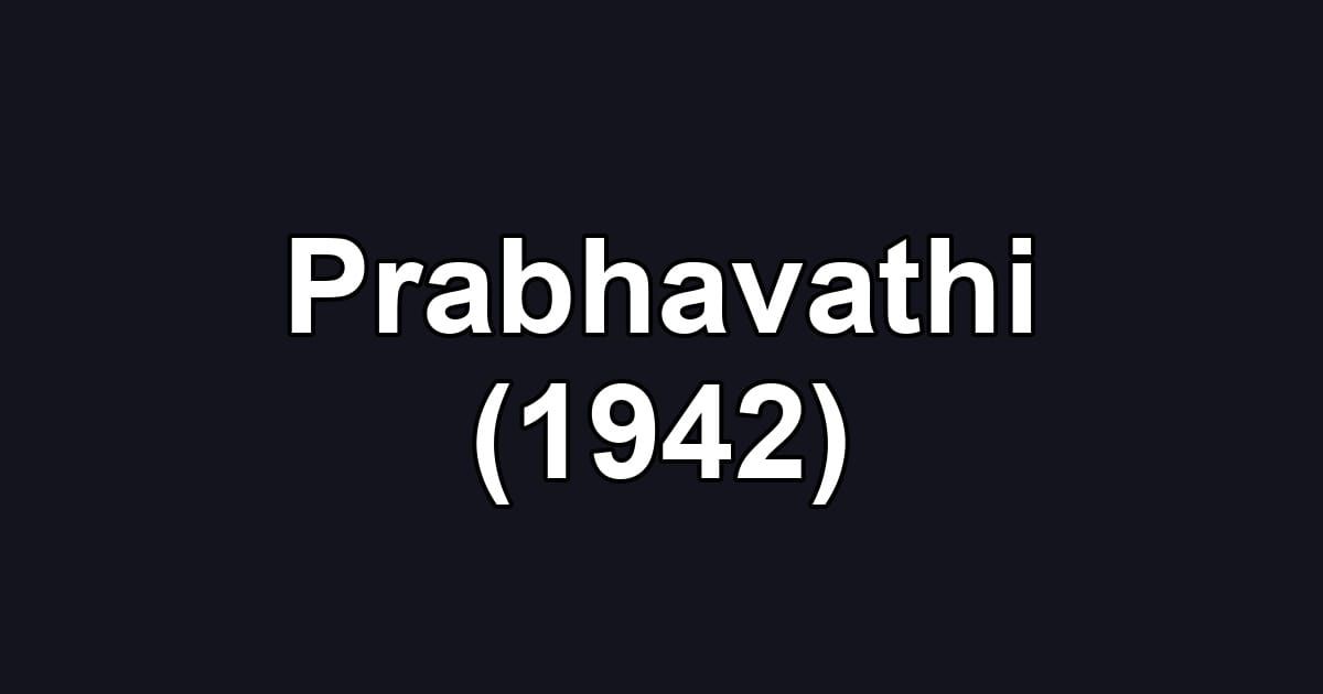 Prabhavathi (1942)